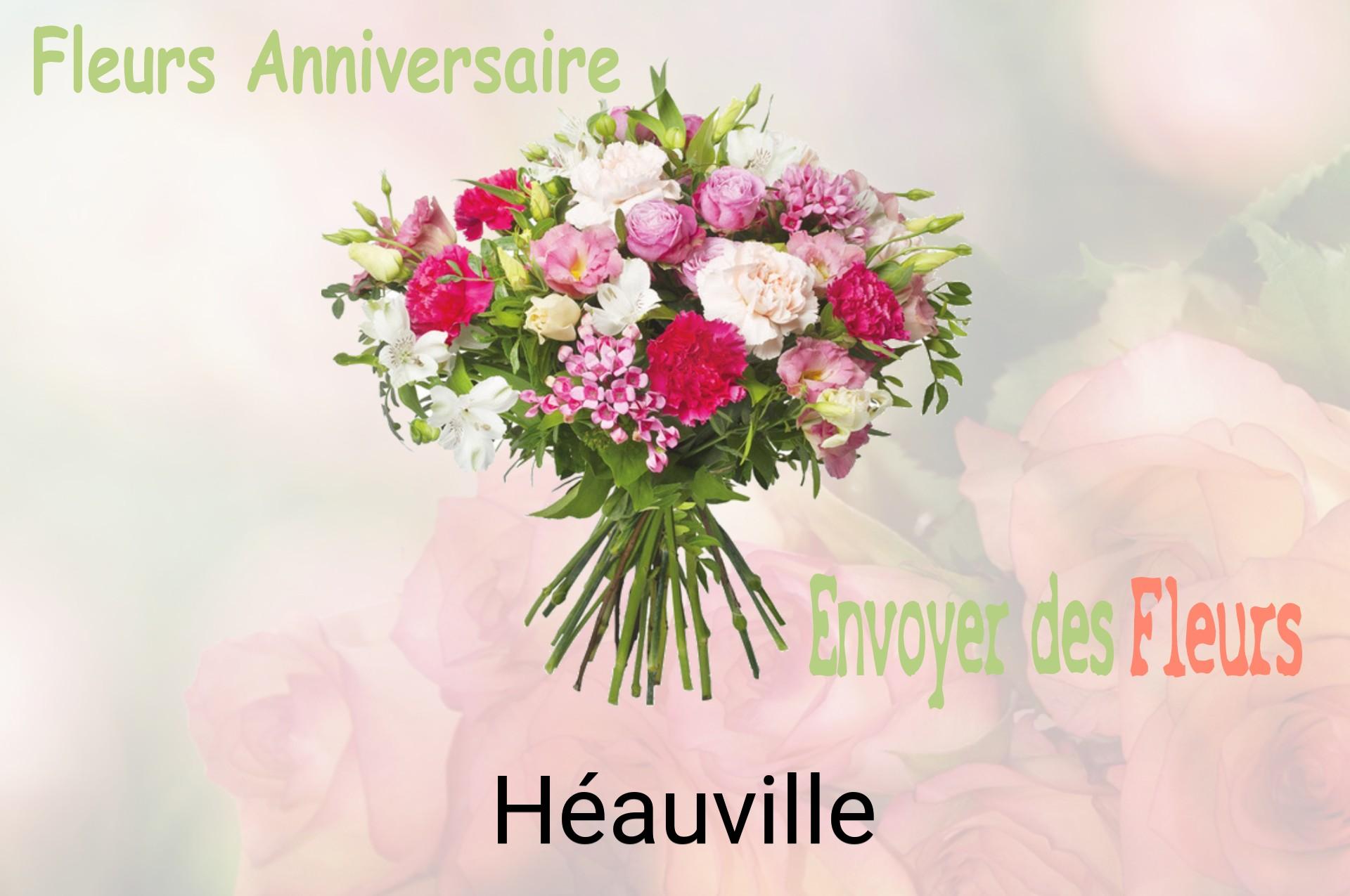 Bouquet de fleurs d’anniversaire livré à Héauville